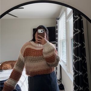 Sadie & Sage Multicolor Striped Sweater